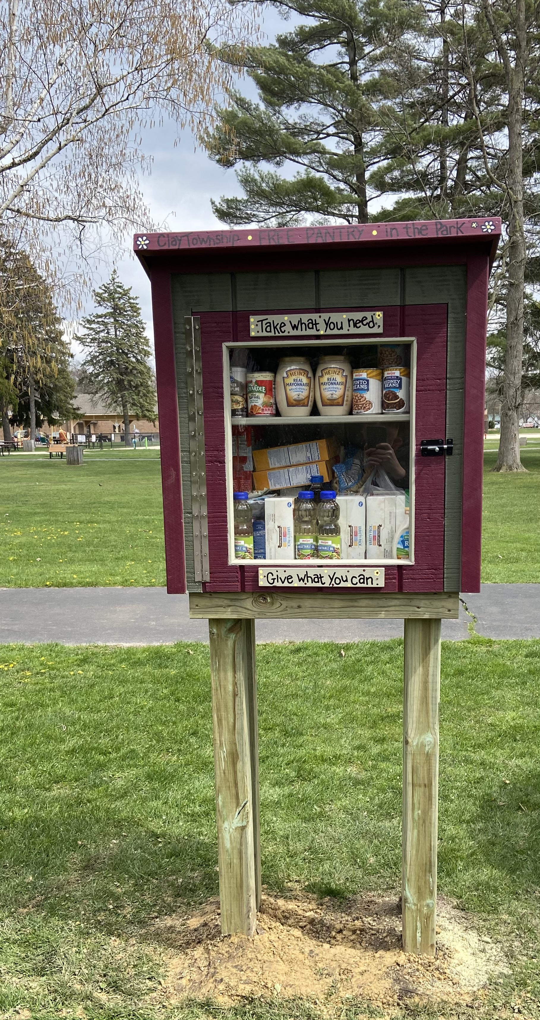 Clay Township Free Pantry in the Park Photo 1